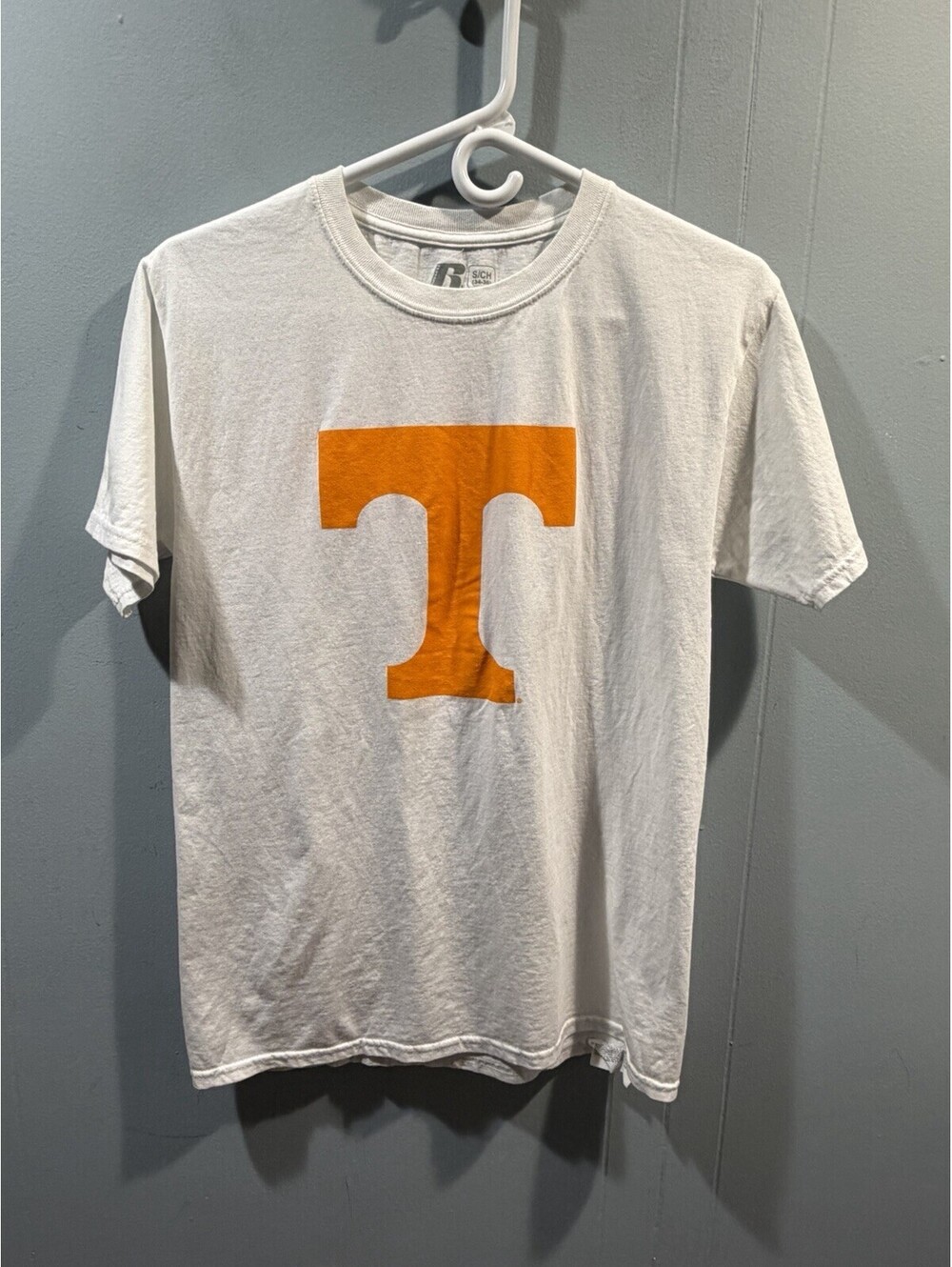 Mens Russell Athletic Tennessee Volunteers Tee Size Small (34-36) White